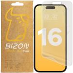 Set 2 folii protectie Bizon Hydrogel Sun compatibile cu iPhone 16, Transparent 4 - lerato.ro