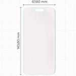 Set 2 folii protectie Bizon Hydrogel Sun compatibile cu iPhone 16, Transparent 3 - lerato.ro