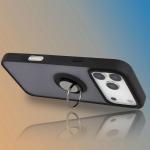 Carcasa Bizon Hybrid Ring compatibila cu iPhone 17 Pro Max, Negru 7 - lerato.ro