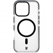 Carcasa Bizon Marco cu MagSafe compatibila cu iPhone 16 Pro, Transparent