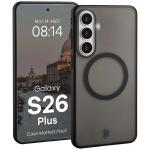 Kit protectie 2 in 1 BizonMobile, Carcasa Bizon MatteO si Folie sticla securizata Bizon Glass Edge, compatibil cu Samsung Galaxy S26 Plus, Negru 4 - lerato.ro