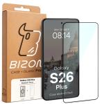 Kit protectie 2 in 1 BizonMobile, Carcasa Bizon MatteO si Folie sticla securizata Bizon Glass Edge, compatibil cu Samsung Galaxy S26 Plus, Negru 10 - lerato.ro