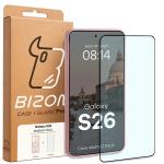 Kit protectie 2 in 1 BizonMobile, Carcasa Bizon MatteO si Folie sticla securizata Bizon Glass Edge, compatibil cu Samsung Galaxy S26, Roz 10 - lerato.ro
