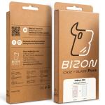 Kit protectie 2 in 1 BizonMobile, Carcasa Bizon MatteO si Folie sticla securizata Bizon Glass Edge, compatibil cu Samsung Galaxy S26, Roz 11 - lerato.ro