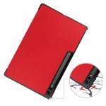 Husa Bizon Tab Croc compatibila cu Samsung Galaxy Tab S10 Ultra / S9 Ultra, 14.6 inch, Rosu 4 - lerato.ro
