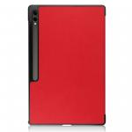 Husa Bizon Tab Croc compatibila cu Samsung Galaxy Tab S10 Ultra / S9 Ultra, 14.6 inch, Rosu 6 - lerato.ro