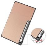 Husa Bizon Tab Croc compatibila cu Samsung Galaxy Tab S10 FE Plus, 13.1 inch, Rose Gold 4 - lerato.ro