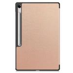 Husa Bizon Tab Croc compatibila cu Samsung Galaxy Tab S10 FE Plus, 13.1 inch, Rose Gold 5 - lerato.ro