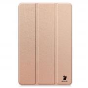 Husa Bizon Tab Croc compatibila cu Samsung Galaxy Tab S10 FE Plus, 13.1 inch, Rose Gold