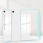 Husa Bizon Tab Clear Matt compatibila cu Samsung Galaxy Tab S10 FE Plus, 13.1 inch, Albastru 8 - lerato.ro