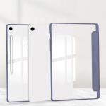 Husa Bizon Tab Clear Matt compatibila cu Samsung Galaxy Tab S10 FE Plus, 13.1 inch, Mov 8 - lerato.ro