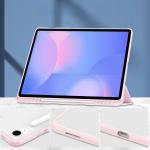 Husa Bizon Tab Clear Matt compatibila cu Samsung Galaxy Tab S10 FE Plus, 13.1 inch, Roz 4 - lerato.ro