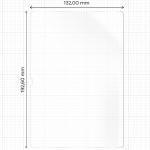 Set 2 folii protectie Bizon Tab Papirus compatibile cu Samsung Galaxy Tab S10 FE Plus, Transparent 3 - lerato.ro
