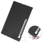 Husa Bizon Tab Croc compatibila cu Samsung Galaxy Tab S10 FE Plus, 13.1 inch, Negru 4 - lerato.ro
