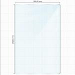 Set 2 folii sticla securizata Bizon Glass Tab Clear compatibile cu Samsung Galaxy Tab S10 FE Plus, Transparent 3 - lerato.ro