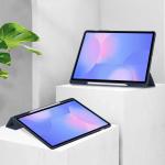 Husa Bizon Tab Clear Matt compatibila cu Samsung Galaxy Tab S10 FE Plus, 13.1 inch, Dark Blue 3 - lerato.ro