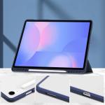 Husa Bizon Tab Clear Matt compatibila cu Samsung Galaxy Tab S10 FE Plus, 13.1 inch, Dark Blue 4 - lerato.ro