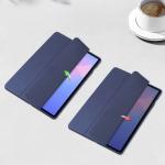 Husa Bizon Tab Clear Matt compatibila cu Samsung Galaxy Tab S10 FE Plus, 13.1 inch, Dark Blue 6 - lerato.ro