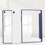 Husa Bizon Tab Clear Matt compatibila cu Samsung Galaxy Tab S10 FE Plus, 13.1 inch, Dark Blue 8 - lerato.ro