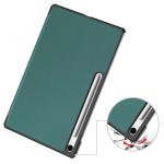 Husa Bizon Tab Croc compatibila cu Samsung Galaxy Tab S10 FE Plus, 13.1 inch, Dark Green 4 - lerato.ro
