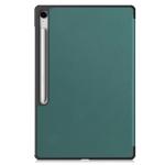 Husa Bizon Tab Croc compatibila cu Samsung Galaxy Tab S10 FE Plus, 13.1 inch, Dark Green 5 - lerato.ro