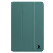 Husa Bizon Tab Croc compatibila cu Samsung Galaxy Tab S10 FE Plus, 13.1 inch, Dark Green