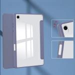 Husa Bizon Tab Clear Matt compatibila cu Samsung Galaxy Tab S11, 11 inch, Mov 4 - lerato.ro