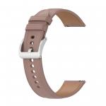 Curea din piele ecologica Bizon Strap Watch Casual compatibila cu Samsung Galaxy Watch FE / 7 / 6 / 6 Classic / 5 / 5 Pro / 4, Roz 6 - lerato.ro