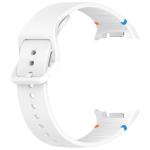 Curea Bizon Strap Watch Silicone G compatibila cu Samsung Galaxy Watch 8 40 / 44 / 46mm, Alb 4 - lerato.ro