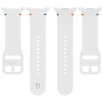 Curea Bizon Strap Watch Silicone G compatibila cu Samsung Galaxy Watch 8 40 / 44 / 46mm, Alb 5 - lerato.ro