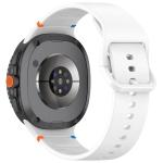 Curea Bizon Strap Watch Silicone G compatibila cu Samsung Galaxy Watch 8 40 / 44 / 46mm, Alb 7 - lerato.ro