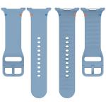 Curea Bizon Strap Watch Silicone G compatibila cu Samsung Galaxy Watch 8 40 / 44 / 46mm, Albastru 5 - lerato.ro