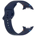 Curea Bizon Strap Watch Silicone G compatibila cu Samsung Galaxy Watch 8 40 / 44 / 46mm, Navy Blue 4 - lerato.ro