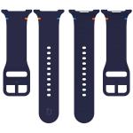 Curea Bizon Strap Watch Silicone G compatibila cu Samsung Galaxy Watch 8 40 / 44 / 46mm, Navy Blue 5 - lerato.ro