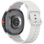 Curea Bizon Strap Watch Silicone G compatibila cu Samsung Galaxy Watch 8 40 / 44 / 46mm, Light Grey 6 - lerato.ro
