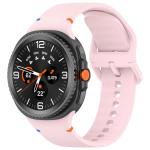 Curea Bizon Strap Watch Silicone G compatibila cu Samsung Galaxy Watch 8 40 / 44 / 46mm, Roz 2 - lerato.ro