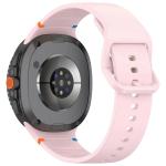 Curea Bizon Strap Watch Silicone G compatibila cu Samsung Galaxy Watch 8 40 / 44 / 46mm, Roz 7 - lerato.ro