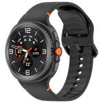 Curea Bizon Strap Watch Silicone G compatibila cu Samsung Galaxy Watch 8 40 / 44 / 46mm, Negru 2 - lerato.ro