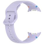 Curea Bizon Strap Watch Silicone G compatibila cu Samsung Galaxy Watch 8 40 / 44 / 46mm, Violet 4 - lerato.ro
