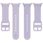 Curea Bizon Strap Watch Silicone G compatibila cu Samsung Galaxy Watch 8 40 / 44 / 46mm, Violet 5 - lerato.ro