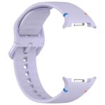 Curea Bizon Strap Watch Silicone G compatibila cu Samsung Galaxy Watch 8 40 / 44 / 46mm, Violet 6 - lerato.ro