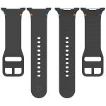 Curea Bizon Strap Watch Silicone G compatibila cu Samsung Galaxy Watch 8 40 / 44 / 46mm, Gri 5 - lerato.ro