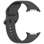 Curea Bizon Strap Watch Silicone G compatibila cu Samsung Galaxy Watch 8 40 / 44 / 46mm, Gri 6 - lerato.ro