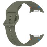 Curea Bizon Strap Watch Silicone G compatibila cu Samsung Galaxy Watch 8 40 / 44 / 46mm, Dark Green 4 - lerato.ro