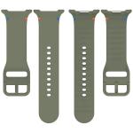 Curea Bizon Strap Watch Silicone G compatibila cu Samsung Galaxy Watch 8 40 / 44 / 46mm, Dark Green 5 - lerato.ro