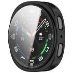 Carcasa cu protectie ecran din sticla securizata BizonMobile Felipe compatibila cu Samsung Galaxy Watch 8 40mm, Negru 9 - lerato.ro