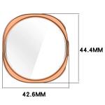 Carcasa cu protectie ecran din sticla securizata BizonMobile Felipe compatibila cu Samsung Galaxy Watch 8 40mm, Rose Gold 3 - lerato.ro