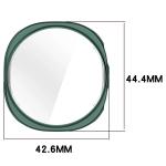 Carcasa cu protectie ecran din sticla securizata BizonMobile Felipe compatibila cu Samsung Galaxy Watch 8 40mm, Verde 3 - lerato.ro