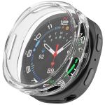 Carcasa cu protectie ecran din sticla securizata BizonMobile Felipe compatibila cu Samsung Galaxy Watch 8 40mm, Transparent 2 - lerato.ro
