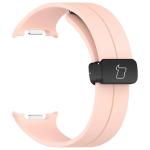Curea Bizon Strap Watch Silicone L compatibila cu Samsung Galaxy Watch 8 40 / 44 / 46mm, Roz 4 - lerato.ro